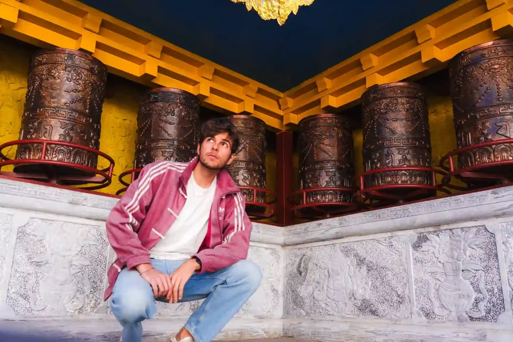 Adidas, marque de vêtement, shooting photo à Shangri-La en Chine, marque et publicité par Tristan Conil.