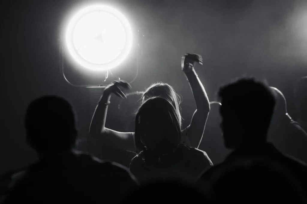 L'artiste Blacknoché en concert, reportage photo événementiel et scène par Tristan Conil.