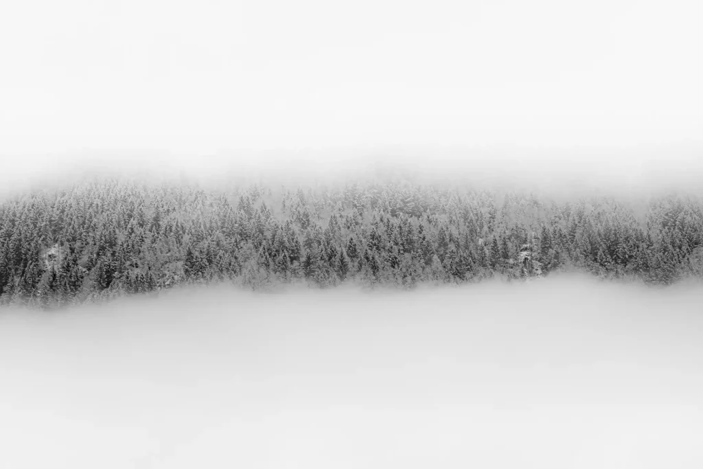 Sortie hivernale à ski de randonnée à Chamonix, une véritable toile de montagne capturée par Tristan Conil.